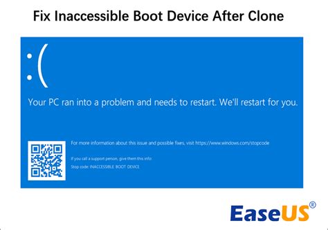 clone vista drive won t boot|inaccessible boot device after cloning.